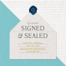 book cover for Signed & Sealed