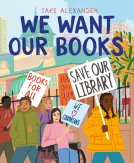book cover for We Want Our Books