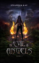 book cover for Of Evil and Angels