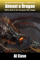 book cover for Almost a Dragon