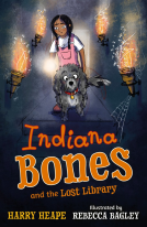 book cover for Indiana Bones and the Lost Library