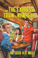 book cover for Ghost Hunters Adventure Club and the Express Train to Nowhere