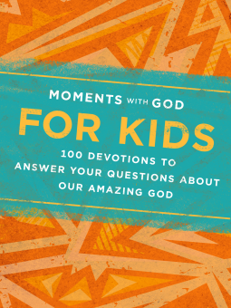 book cover for Moments with God for Kids