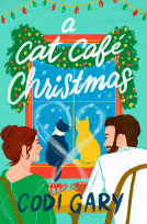 book cover for A Cat Cafe Christmas