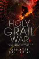 book cover for The Holy Grail War: