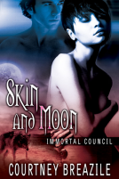 book cover for Skin and Moon