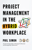 book cover for Project Management in the Hybrid Workplace