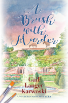 book cover for A Brush with Murder