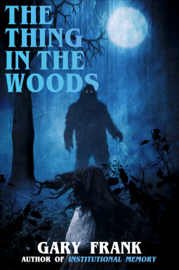 book cover for The Thing in the Woods