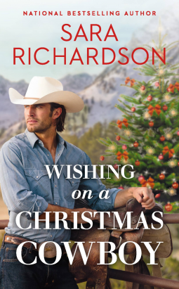 book cover for Wishing on a Christmas Cowboy