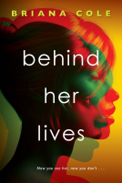 book cover for Behind Her Lives