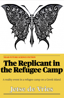 book cover for The Replicant in the Refugee Camp