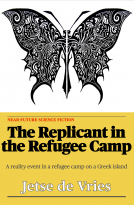 book cover for The Replicant in the Refugee Camp