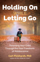 book cover for Holding On While Letting Go