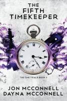 book cover for The Fifth Timekeeper