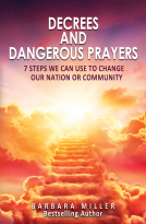 book cover for Decrees and Dangerous Prayers
