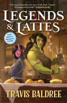book cover for Legends & Lattes