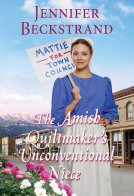 book cover for The Amish Quiltmaker's Unconventional Niece