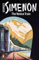 book cover for The Venice Train