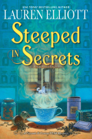 book cover for Steeped in Secrets