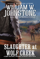 book cover for Slaughter at Wolf Creek