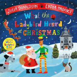 book cover for What the Ladybird Heard at Christmas