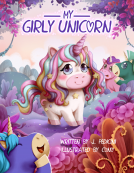 book cover for My Girly Unicorn