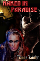 book cover for Naked in Paradise