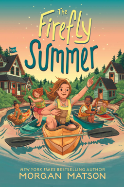 book cover for The Firefly Summer