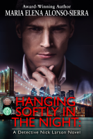 book cover for Hanging Softly in the Night