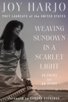 book cover for Weaving Sundown in a Scarlet Light