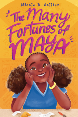 book cover for The Many Fortunes of Maya