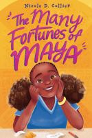 book cover for The Many Fortunes of Maya