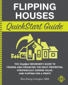 book cover for Flipping Houses QuickStart Guide