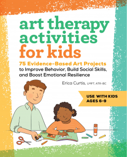 book cover for Art Therapy Activities for Kids