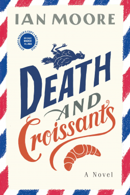 book cover for Death and Croissants