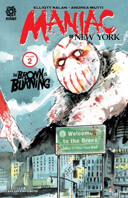 book cover for MANIAC OF NEW YORK, VOL 2: THE BRONX IS BURNING