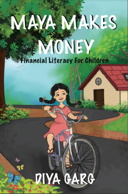 book cover for Maya Makes Money