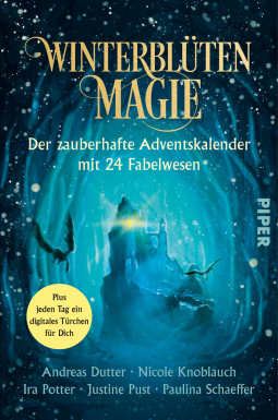 Buchcover für Winterblütenmagie. Der zauberhafte Adventskalender mit 24 Fabelwesen