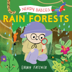book cover for Nerdy Babies: Rain Forests
