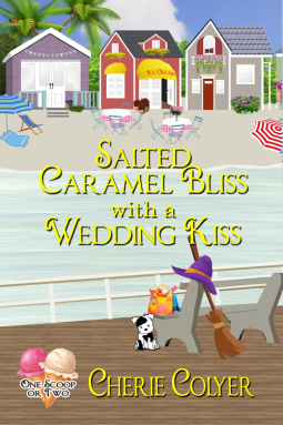 book cover for Salted Caramel Bliss with a Wedding Kiss