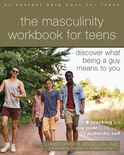 book cover for The Masculinity Workbook for Teens