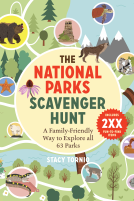book cover for The National Parks Scavenger Hunt