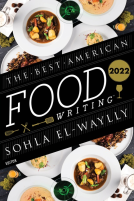 book cover for The Best American Food Writing 2022