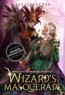 book cover for Wizard's Masquerade
