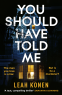 Cover Image: You Should Have Told Me