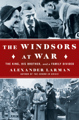 book cover for The Windsors at War