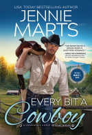 book cover for Every Bit a Cowboy