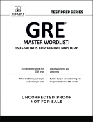 book cover for GRE Master Wordlist
