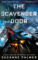 book cover for The Scavenger Door